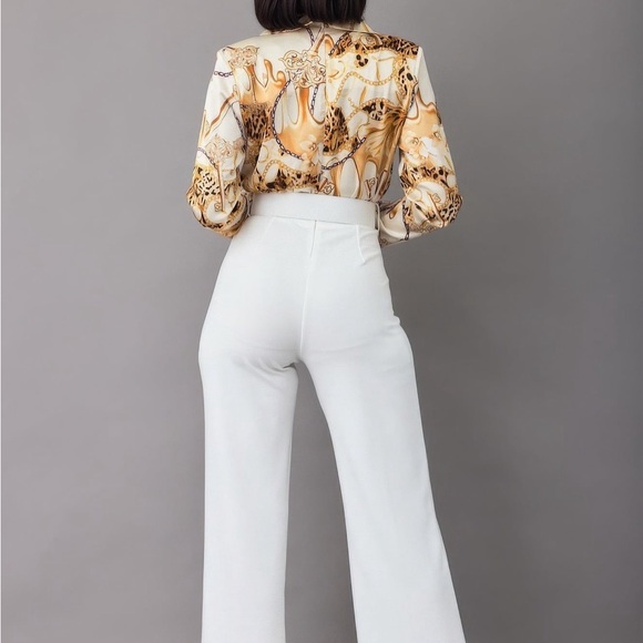 Print Top Detailed Fashion Jumpsuit - Picture 5 of 5